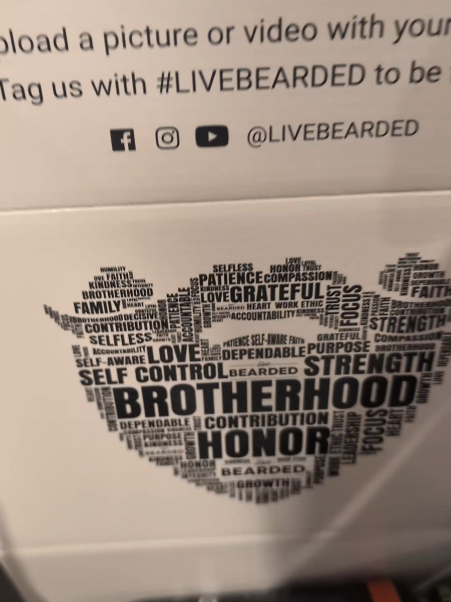 When you get beard mail you can't help but have an awesome day. Right? #beardlaw #livebearded #livebeardedbrotherhood 