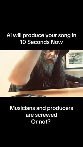 Possibly my most important post yet! MAN VS MACHINE. Suno Ai's new feature will fully produce your song in 10 seconds. The results are astounding.   I'm equally impressed as I am offended.  I am a record producer and my job is over. Or not. Keep on writing songs., keep on perfecting your art, Ai is not evil if it's used correctly!   #ai #aimusic #rickbeato #sunoai #musicproduction @Rick Beato @Rhett Shull 