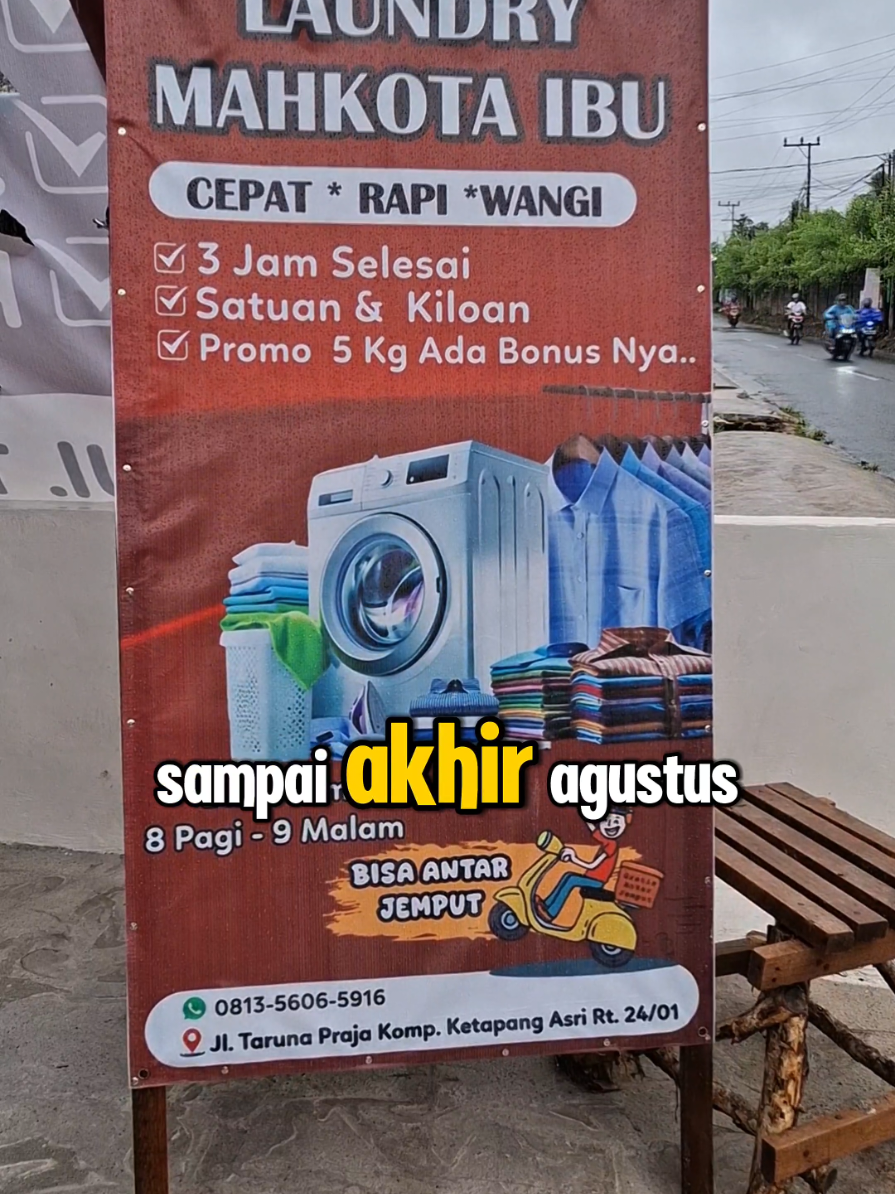 LOUNDRY MAHKOTA IBU BUKA JAM 8 PAGI -9 MALAM HP; 0813-5606-5916 Alamat ; Jl. Karang Taruna Praja komp. Ketapang Asri Maps; https://goo.gl/maps/mHLqvahzjxxq1Qvm8?g_st=aw #banjarbaru #jpok #murjani #loundry #betapas 