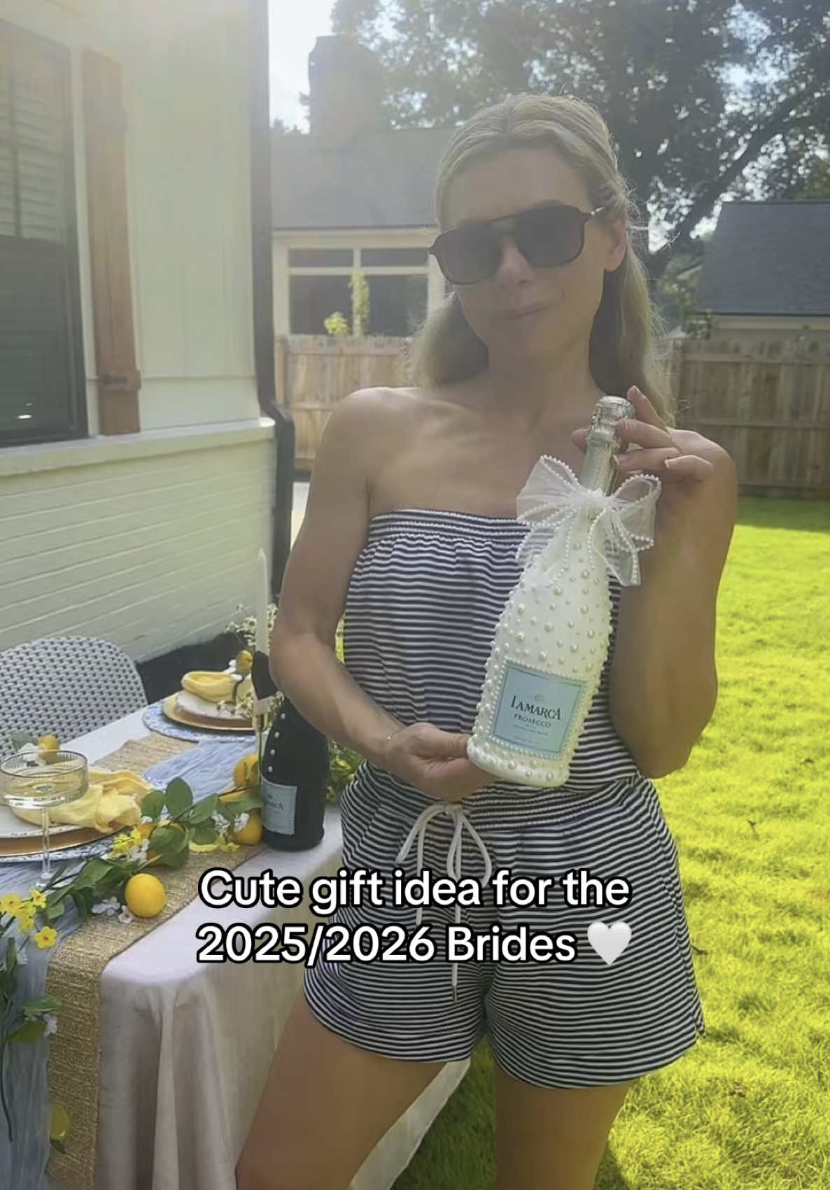 Cute gift idea for the bride and groom! Could be for an engagement party, bachelorette, wedding etc! Imagine the photos taken popping these?! 😍 #bridesoftiktok #2025brides #bridetobe #weddinggift #weddingtok 