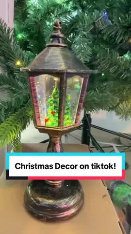 This vintage-style musical lantern glows, swirls, and plays holiday music — and honestly? I’d keep this by my bed all year long.  🎶 this is the music coming from the glob! It plays several different songs 🎶 It’s water-filled, safe for kids & pets, and fits perfectly in any cozy Christmas setup. Would you add this to your wishlist? 🎁 #santaapproved #ChristmasEveryday #TikTokShopFinds #snowglobe #christmasdecorations 