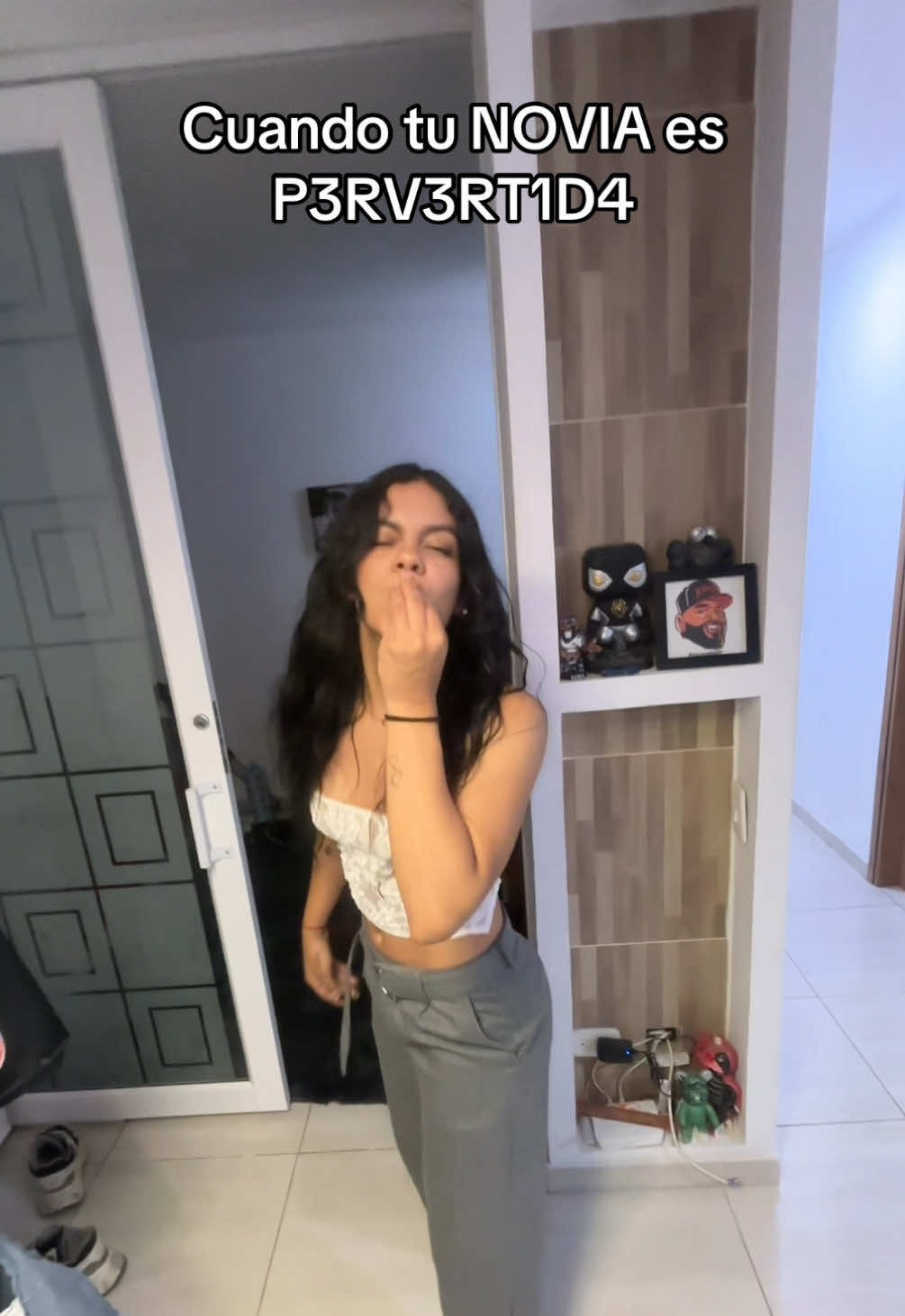 Cuando tu novia es p3rv3rtid4 🤣😈 #fyp #pareja #humor #xzyabc #parati @KEICY 
