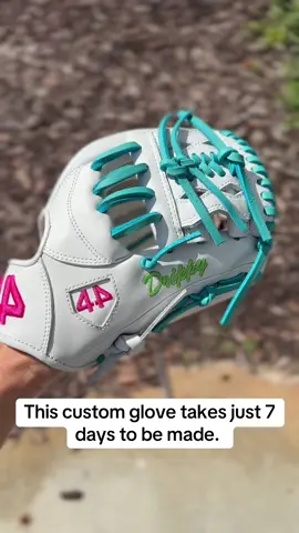 The fastest custom baseball glove in the world. 