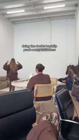 moving the chair is so funny 