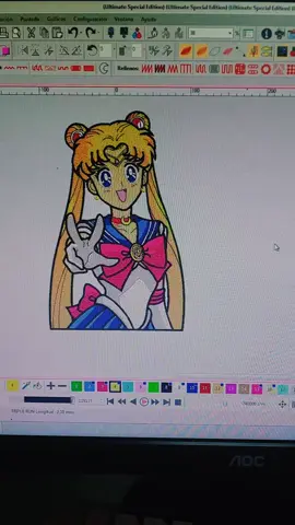Matriz de Bordado Serena ✨️ #fyppppppppppppppppppppppp #chile #ccp #anime #sailormoon 