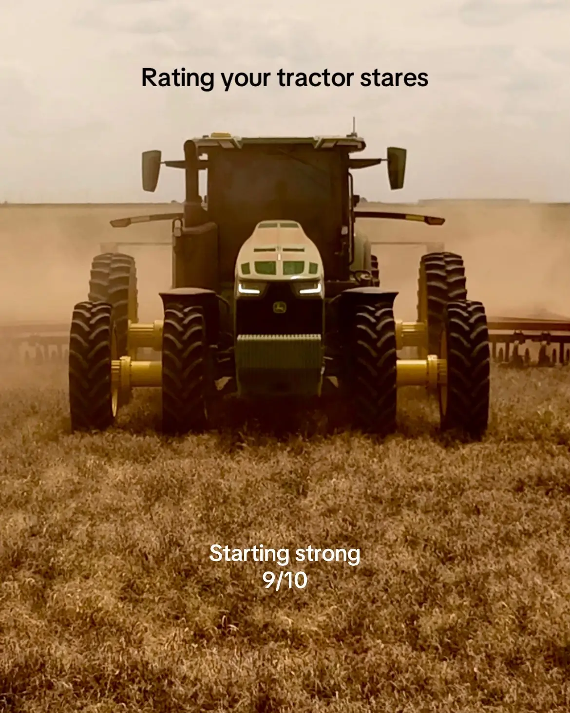Which tractor death stare goes hardest? Think you can do better - add your best photo to the comments #tractorstare #deathstare #farming 