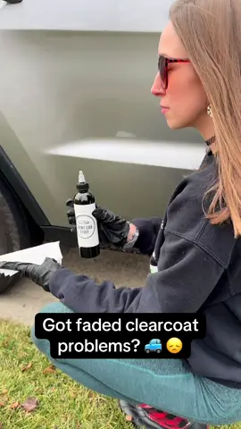 Don’t let failing clearcoat get you down. Shiny Car Stuff is a semi-permanent hand applied clear coat designed for older, damaged vehicles.  #cars #detailing #paintcorrection #carrestoration #fyp 