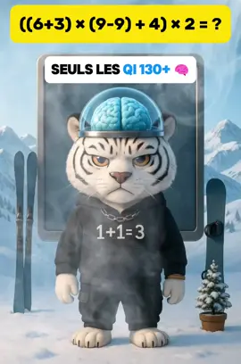 QUESTION POUR LES LÉGENDES #QUIZ #MATH #CALCUL #apprendresurtiktok 
