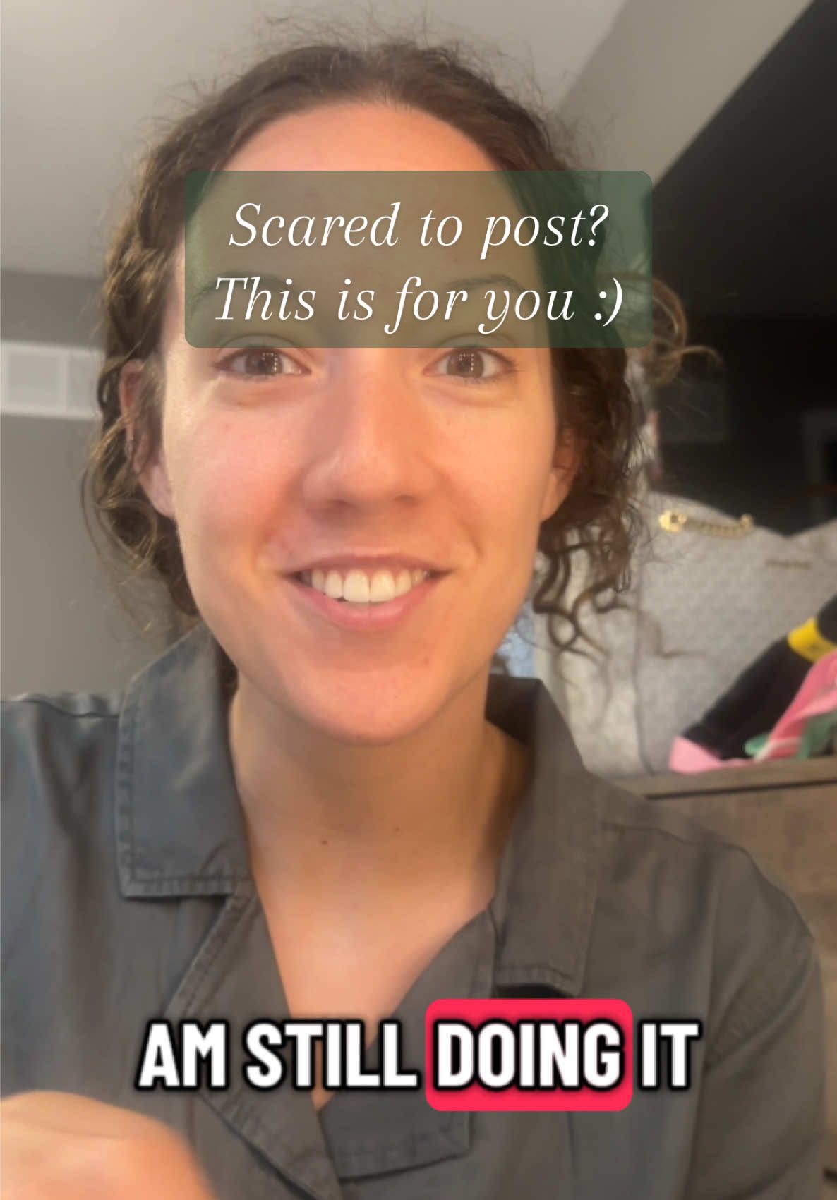 If you’ve been waiting until you feel “big enough” to post… stop waiting. Your voice, your story, and your faith are already worth sharing ✨ #faithtok #momtoks #christianmom #encouragement #sahmlife   