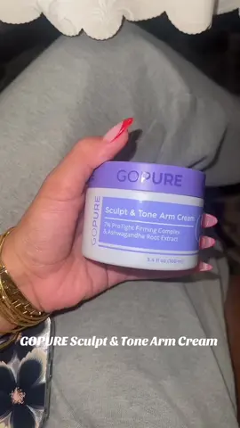 GOPURE Sculpt & Tone Arm Cream with 7% ProTight Firming Complex & Ashwagandha Root Extract Daily Hydrating Moisturizer for Loose Skin Repair #gopurearmcream #gopureneckcream #sculpttonearmcream #skincareproductsmusthave #tighteningarmcream