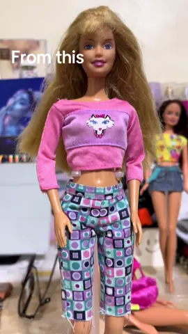 Did I make her like a brand new one? That was remove from the box? 🥺😍 Kitty Fun Barbie Version #dollcollectorsoftiktok #dollscollection #barbiedoll #barbie2000s 