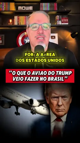 O que o aviao dos estados unidos veio fazer no brasil?  Um avião Boeing dos Estados Unidos esteve no Brasil em uma missão oficial, chamando atenção pela sua presença. A aeronave, conhecida por sua tecnologia avançada e grande porte, reforça a parceria diplomática e estratégica entre os dois países, podendo estar ligada a ações de cooperação, segurança ou negociações internacionais. #donaldtrump #aviao #militar #estadosunidos #foryoupage 