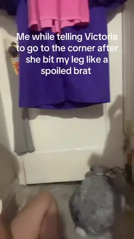 @Life With Bianca Marie🌸 You’re not the only one disciplining your pet but mine 😭🤣 #asianmom #rabbittok #bunny #funny #discipline 