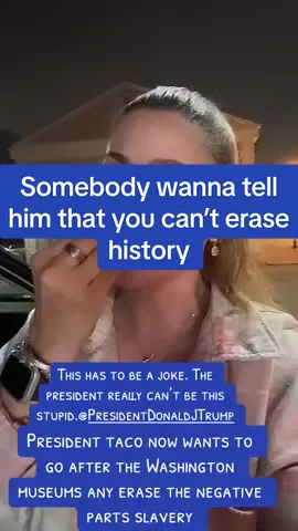 Why would you want to erase history unless you wanna repeat? #erasehistory #museum #trump #breakingnews #slavery 