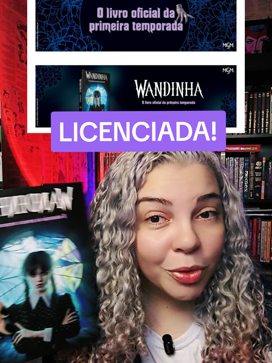 Um detalhe importante sobre o livro de Wandinha... na verdade um feito inédito. #wandinhanetflix #wednesdayaddams #wenclair #wandinhalivro #seriesnetflix 