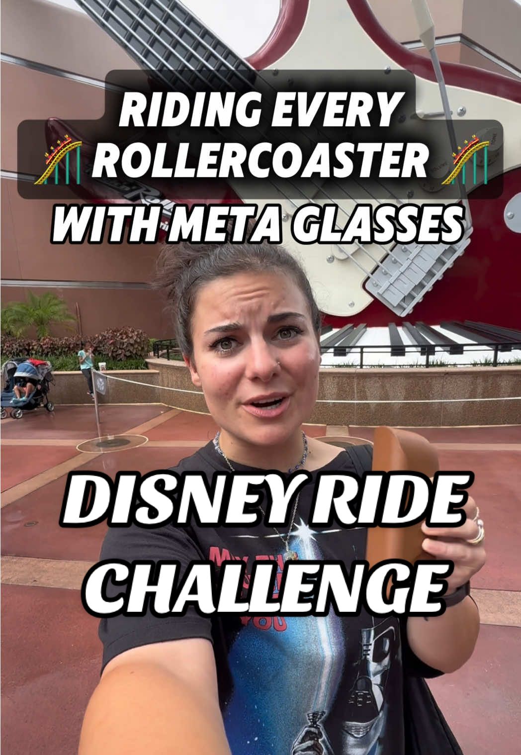 🎢 POV time!! I’m riding EVERY rollercoaster at Disney World with my Meta Glasses 👓✨  Today was Rock ‘n’ Roller Coaster 🎸 … but of course my camera decided to die halfway through 😂 AND my ride photo was a whole mess Still…. this ride is such a blast and I’m so glad I got on it before it closes for its big retheme. Sad to see it go, but excited for what’s next! 🥹 @raybanmeta  ❓What ride should I record a POV of next at Disney World?! #DisneyWorld #RocknRollerCoaster #DisneyPOV #DisneyRides #rollercoastertiktok #metaglasses #rollercoasterenthusiast 