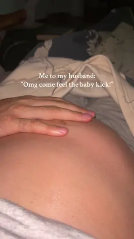Every. Single. Time. 😂  #pregnantlife #pregnanttiktok #pregnancy #pregnancyjourney #babykicks 