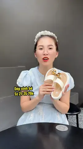 Dép xinh bé #tiktokshop #thoitrangtreem #depxinhchobe #depbegai #depthoitrangbegai 