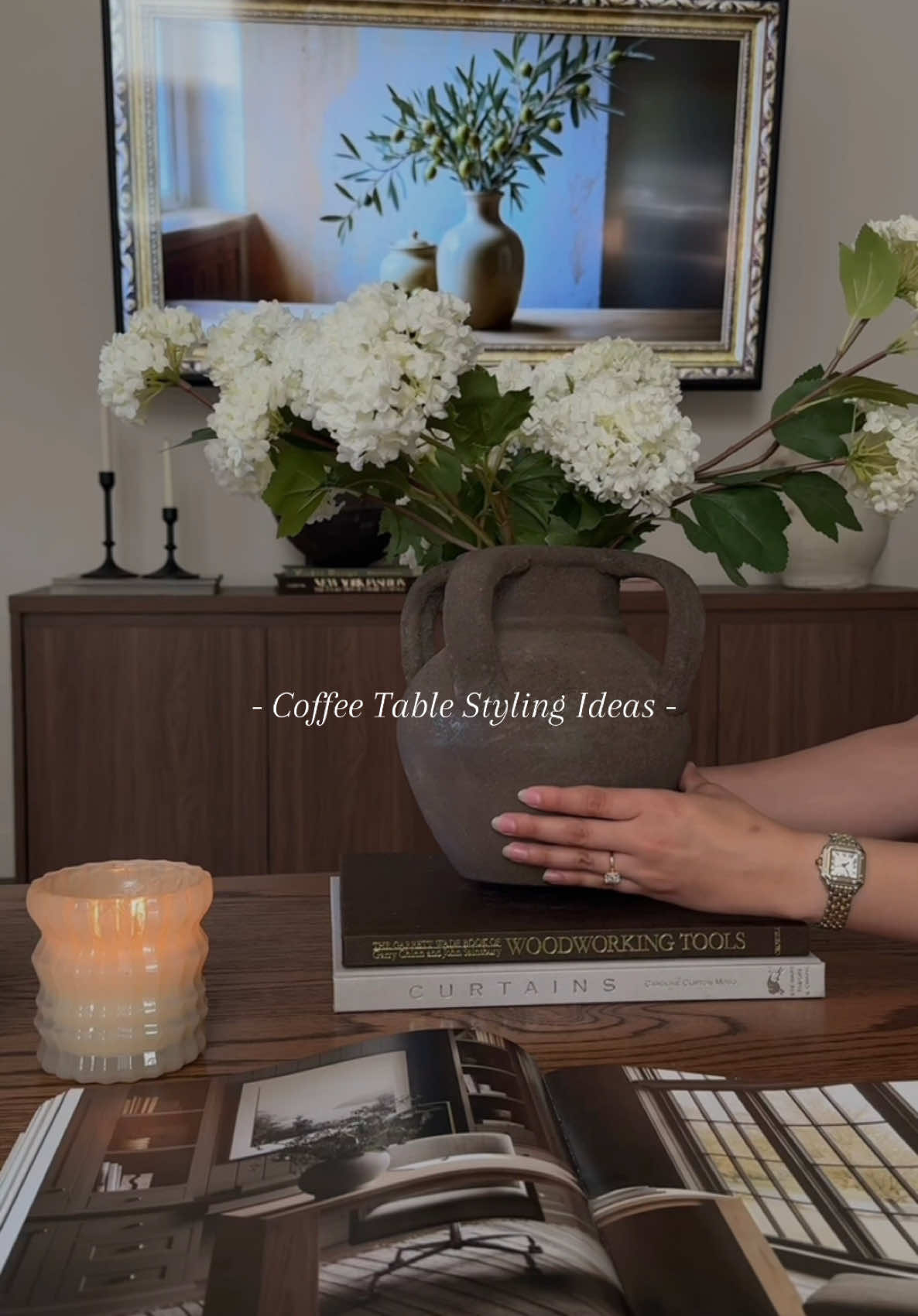 A little coffee table styling inspo for you 🤎 #coffeetable #coffeetablestyling #stylingideas #decorinspo #homeinspo #homedecor #homedecorideas 