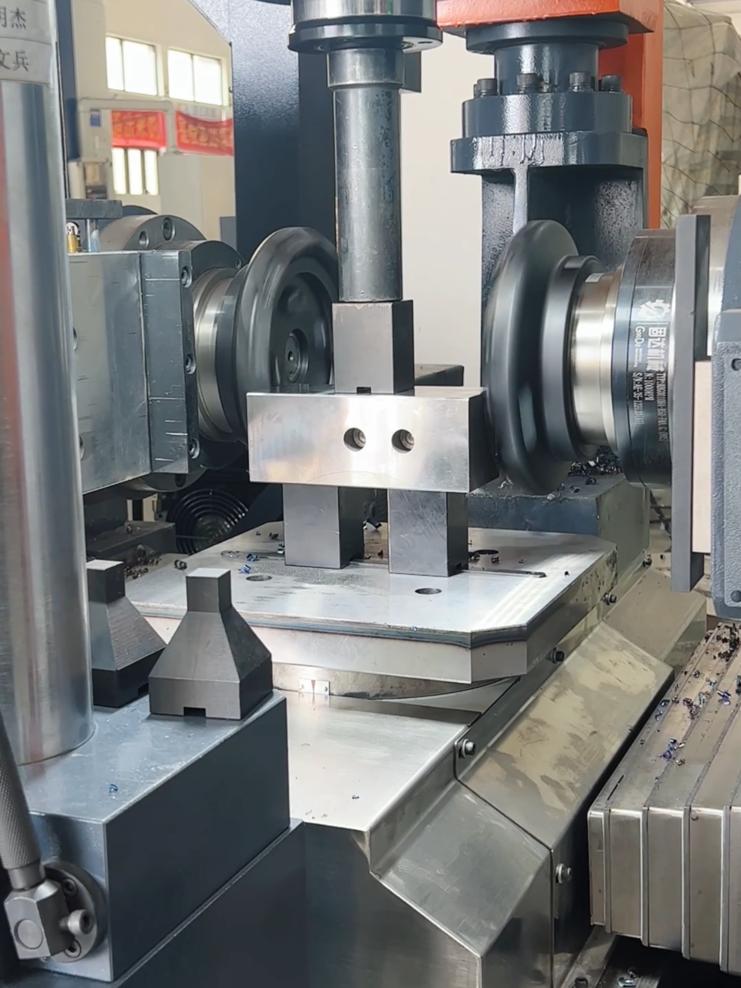 CNC Duplex Milling Machine #mold #molding #moldmaking #moldbase #moldmaker #plasticmold #injectionmolding #toolsteel #moldsteel #diecasting #cncmilling #cncmachining #cncmachiningcenter #instamachinist #cncmachinist #fyP #cncmachine #machineshop #machinetools #manufacturing
