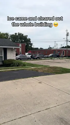 Won’t lie being forced from your home and having to relocate is crazy. A total of 7 cruisers marked and 5 unmarked cruisers were outside that building today. #ice #law #immigrationlaw #teamq #fyp 
