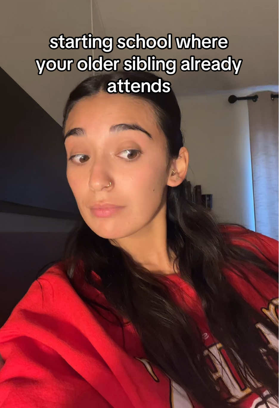 yes it’s me, her little sister👁️👄👁️ @Jayna H #fyp #foryoupage #sibling #siblinghumor #sisters 
