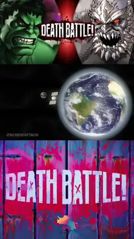 Death Battle! Doomsday Vs Hulk. #marvel #dc #hulk #doomsday #deathbattle 