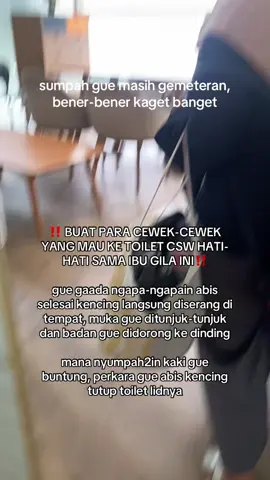tdnya gue mau videoin tapi udah keburu gemeteran banget karena kaget abis kencing diserang