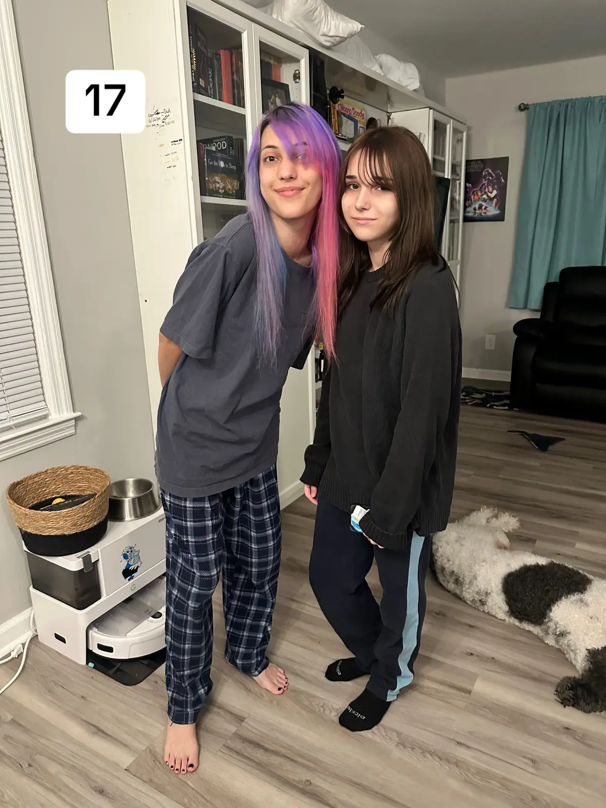 We usually get a photo on the day these 2 are the same age since they are 363 days apart. So here’s the two 17 year olds and a trip down memory lane. Most were taken on August 20 