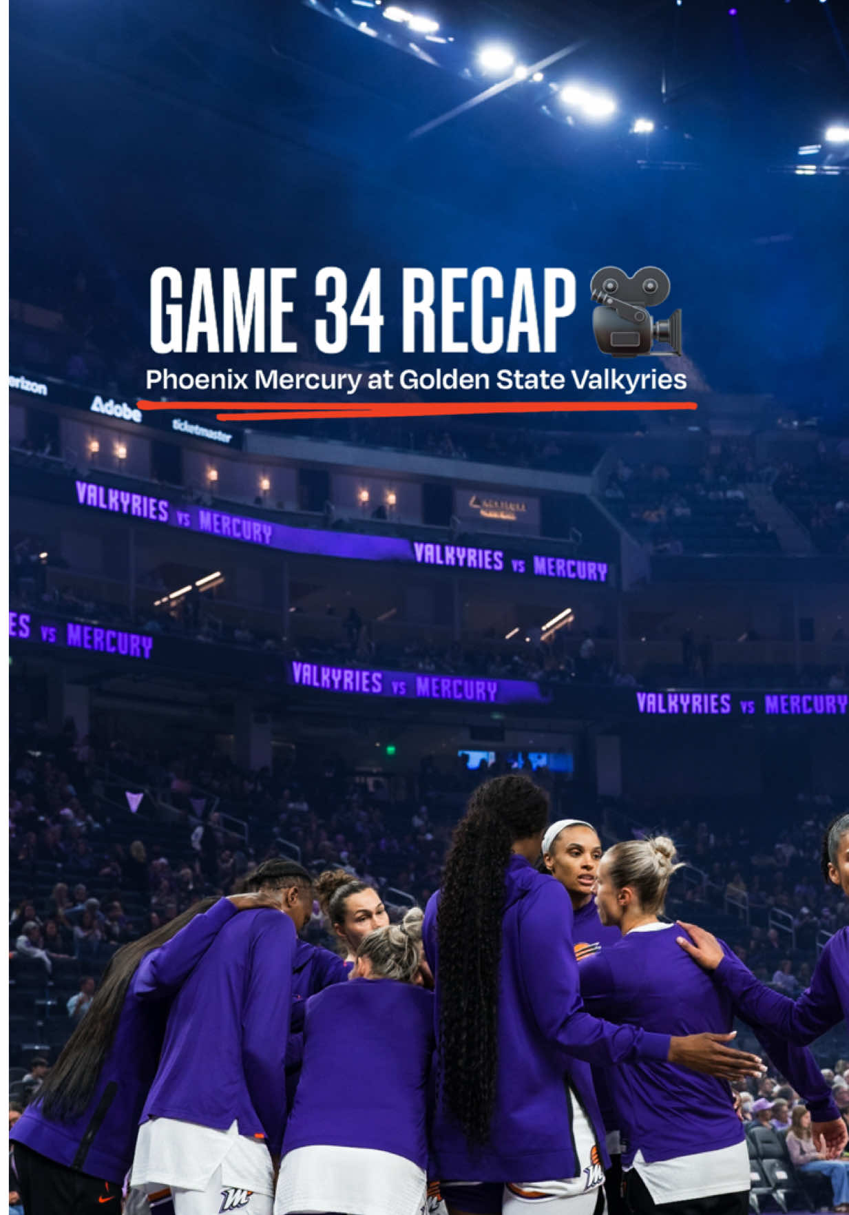 took care of business in the Bay 😏 #phoenixmercury #WNBA #goldenstatevalkyries #mercwin #mightymercury 