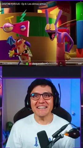 The amazing digital circus E6 🎪 JugandorCriticon reacción parte 1 #theamazingdigitalcircus 
