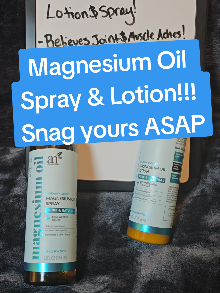 When I tell you that this product is a DAILY staple in my home, thats not a joke!! I use this daily for multiple reasons and I will be sure I NEVER run out!!! If you struggle with restless legs, discomfort in your joints, migraines, back pain or anything else, TRY THIS!!!! Plus the price is *Chefs Kiss*!!! You wont be disappointed! #restlesslegsyndrome #backpain #chronicillnessawareness #magnesiumbenefits #tiktokshopdeals 