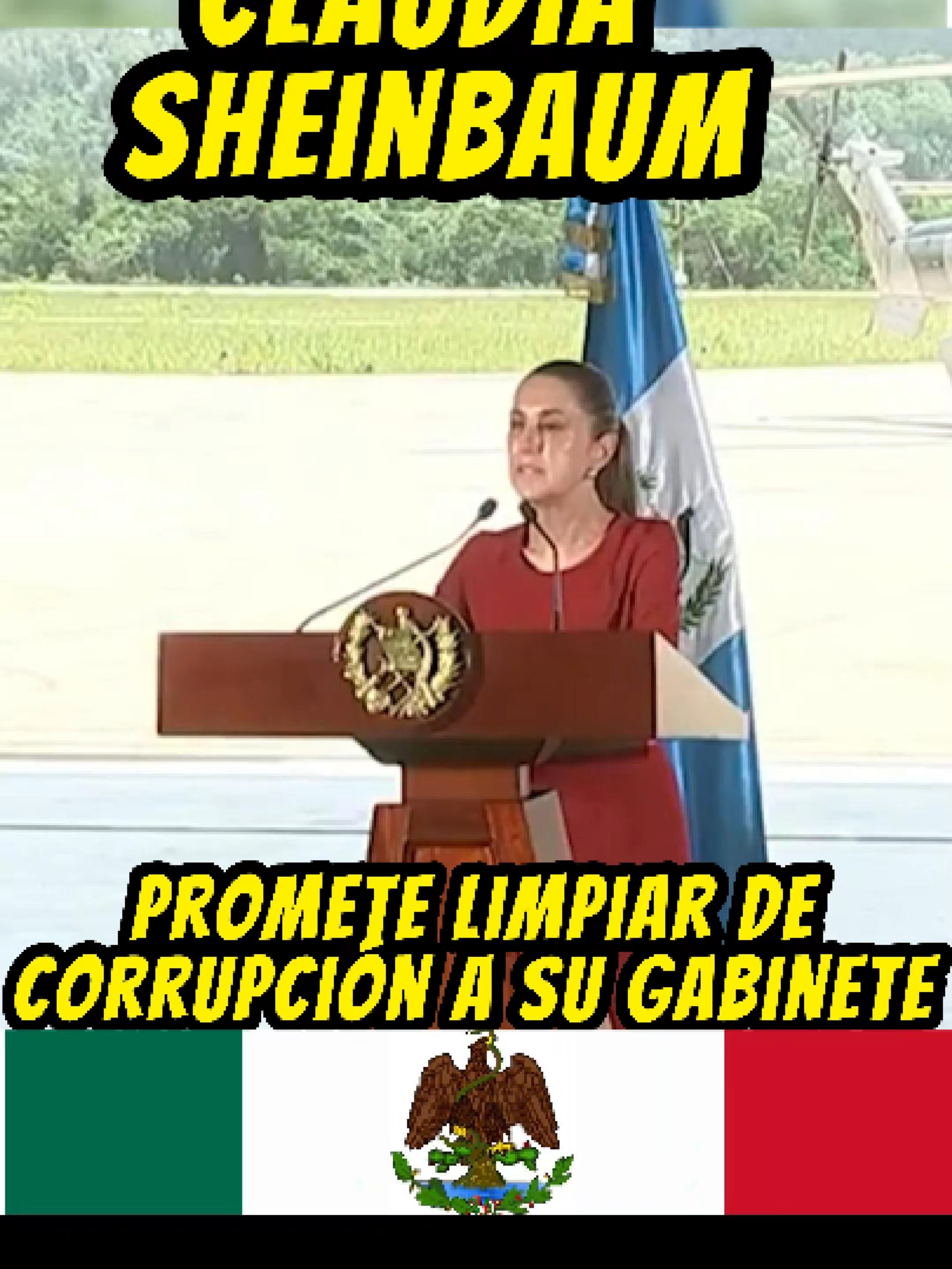 Claudiua sheinbaum promete limpiar a mexico#mexico🇲🇽