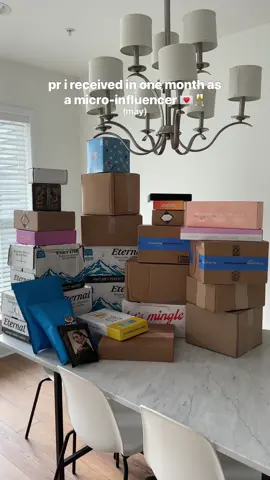 unboxing may’s pr! 🥹📦 so so grateful!! thank you bunches to the brands who showed love in may!  thank you to: @pradabeauty @Truly Beauty @Bambu Earth @Lemonhead @Viktor&Rolf Fragrances @ElfSkincare @Kernel Seasons @loréal paris usa @Clear Start @Kérastase @COVERGIRL @Lancôme @MingleMocktails @wildwonder @BIOLAGE @Eternal Water @Waterpik Oral Health @JustFoodforDogs  #prunboxing #contentcreatorlife #prhaul #prunboxinghaul 