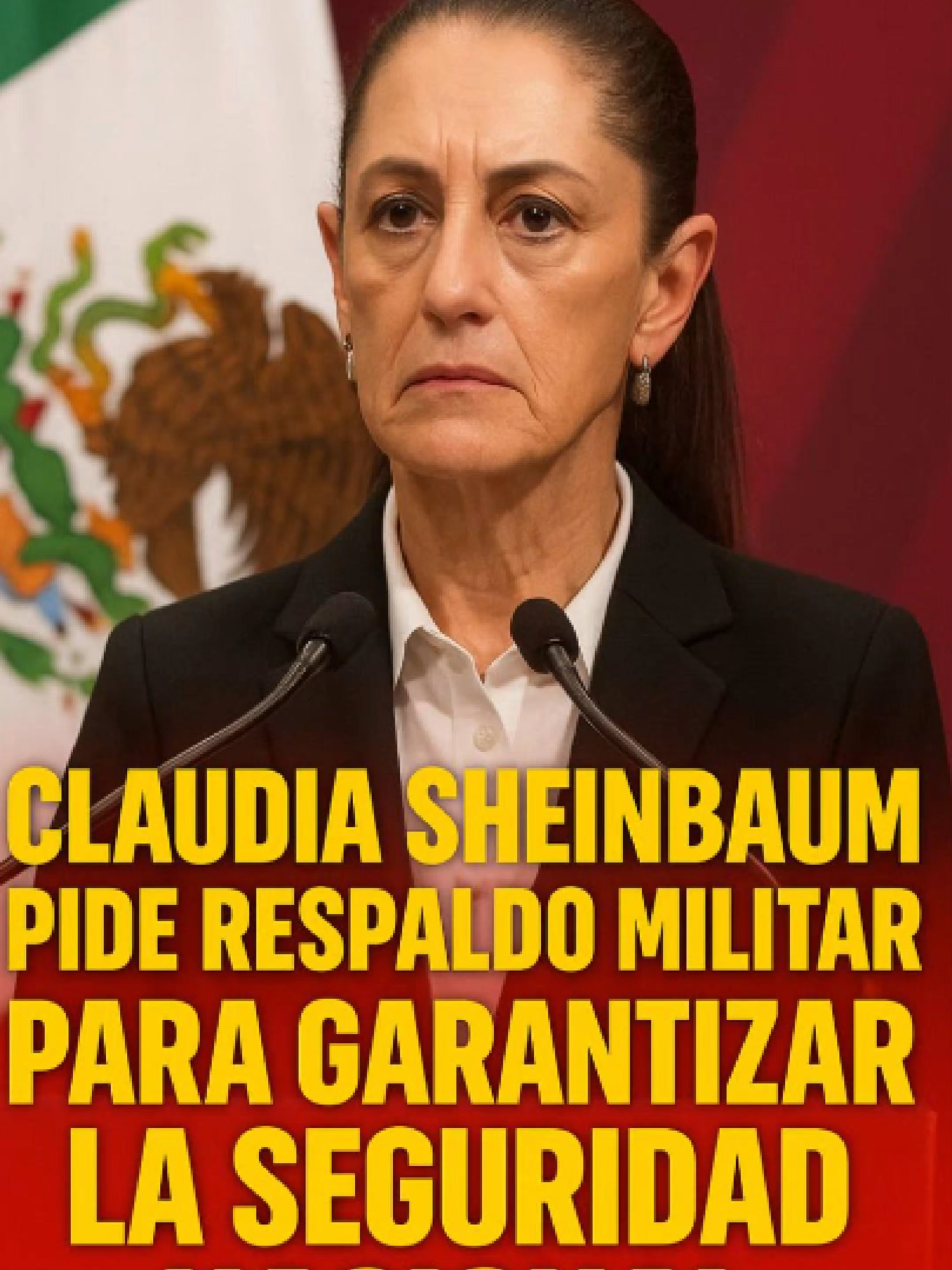 Claudia Sheinbaum pide respaldo militar para garantizar la seguridad nacional
