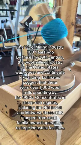 The capacity of these mills varied greatly. Smaller mills could handle several thousand pounds of wool annually, while larger mills processed upwards of 500,000 pounds of wool each year. Equipped with advanced machinery for that time, larger mills could efficiently produce a variety of wool products, including yarn, fabric, and finished items for both local and national markets. Workers were deeply involved in every stage of production, from sorting and washing raw wool to spinning and weaving. This hands-on involvement ensured high-quality outputs and built camaraderie among workers, many of whom were generationally tied to the industry. Technological advancements during this era, like electric power and improved machinery, allowed mills to increase production efficiency significantly. In fact, production levels rose by an estimated 30% due to these innovations. Despite this growth, the industry faced emerging competition from synthetic fibers, which began to encroach on traditional wool’s market share. #sheep #wool #woolmill #fiberartistsoftiktok #yarntok 