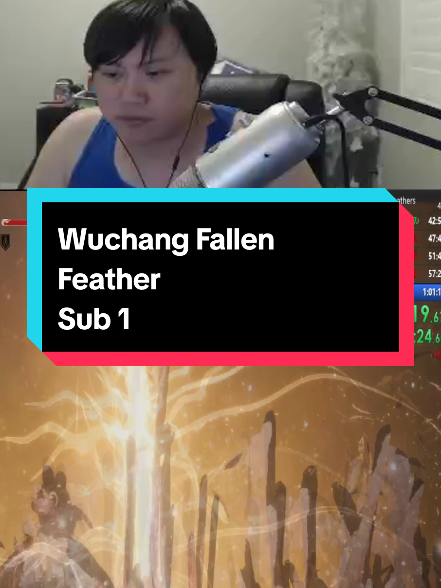 Finally joined the Sub 1 club in Wuchang Fallen Feathers #speedrunner #fyp #wuchangfallenfeathers #tiktokgaming #GamingOnTikTok 