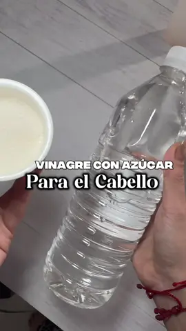 Vinagre de manzana o blanco con azúcar para tu cabello #cabello #vinagreparaelcabello #azucarparaelcabello #antonietaskincare #productoviral 