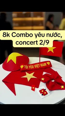 8k Combo yêu nước,  concert 2/9 #codosaovang #phukienyeunuoc #comboyeunuoc #xuhuong #thinhhanh #LearnOnTikTok  @Anh Khôi Shop 