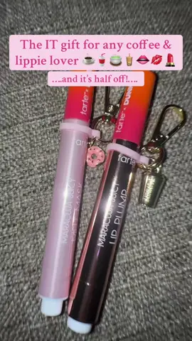 The tarte x Dunkin collab is so iconic. Perf for any Dunkin and makeup lover! I’m predicting this as a popular gift this holiday season for tween and teens 👀👀👀 but heck, I’m 25 and I’ve bought it twice 😂❤️ #tartecosmetics #tartexdunkin #tiktokshopcreatorpicks #tiktokshop #giftideas |||| gift ideas for girls gift ideas for her Dunkin coffee iced coffee lipgloss plumping lipgloss Christmas gift ideas viral gifts 