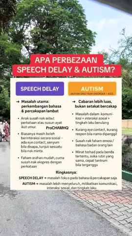 Apa perbezaan Speech delay & Autism? Mesti ramai lagi keliru dan kurang pasti kan perbezaan antara 2 perkara ni? #lambatbercakap #prochamhq  #suplemenprochamanakautism #Suplemenanakautism #prochamsupplement 