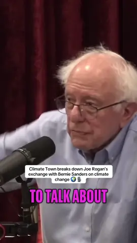 #ClimateTown breaks down #JoeRogan’s exchange with #BernieSanders on climate change 🌍🎙️