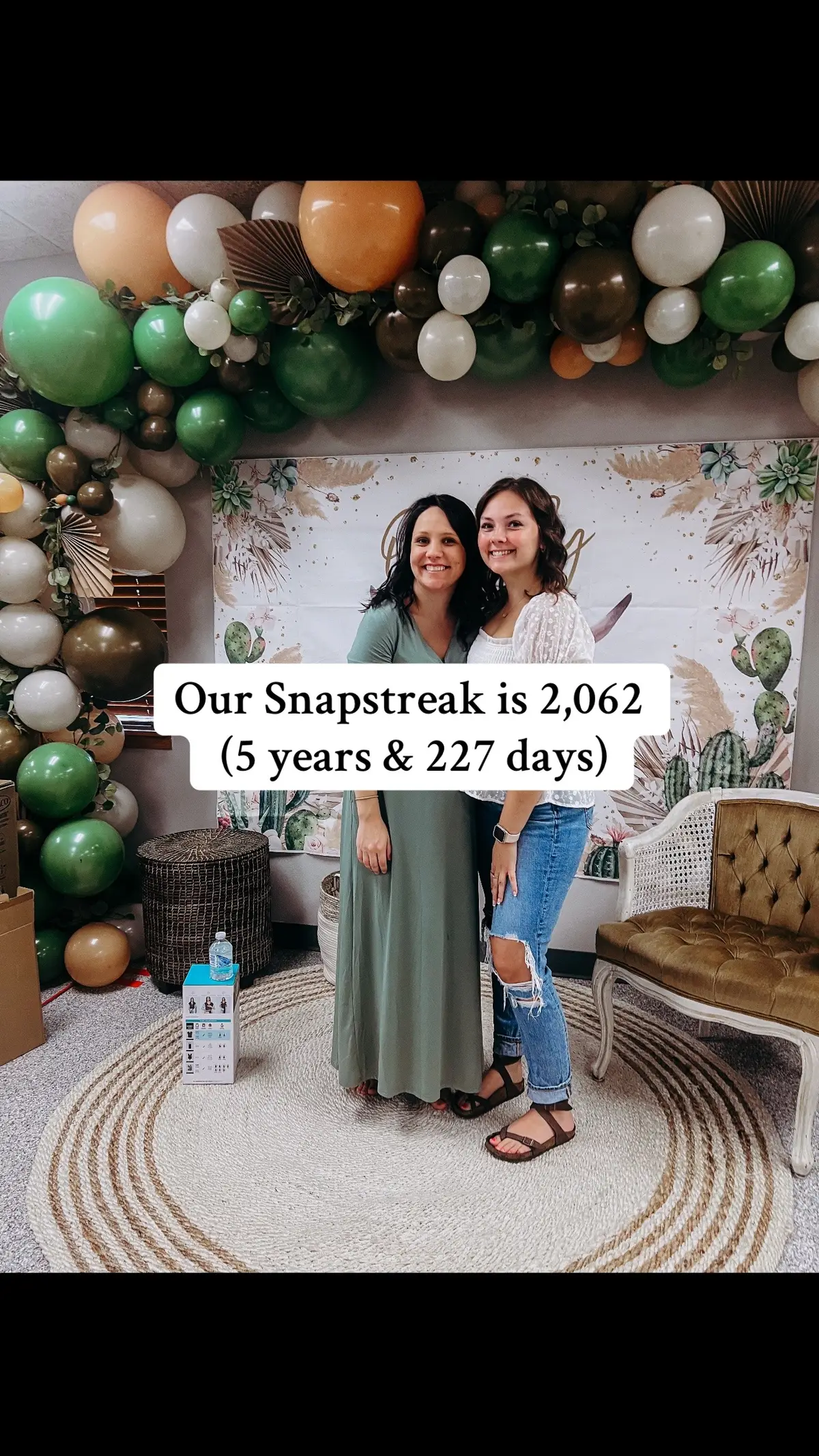 Would’ve been more impressive if we kept our snap streak since high school but that’s okay❤️  #snapchat #friends #fyp #5years @Mercedes Samson 