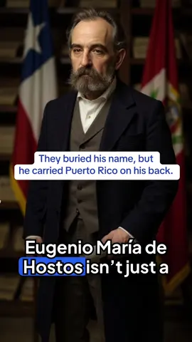 El Gran Ciudadano de las Américas Why don’t we know his name? 🇵🇷 #PuertoRicoHistory #PuertoRicanPride #Borinquen #Latinhistory #HiddenHistory Puerto Rico  Puerto Rican history Puerto Rican pride Puerto Rican culture Borinquen Puerto Rican news Eugenio María de Hostos Puerto Rican educator Puerto Rican independence