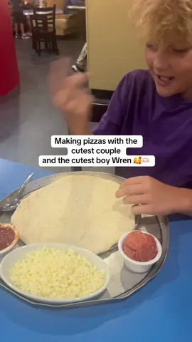 Family night at Emmes workplace Reginellis Pizza 🥰 with the cutest couple 😍 @Emmersyn_V and @Cohen I love my family #wrendavid #emmersynclaire #husbandandwife #datenight #familynight #pizza #louisianaboys #wrenandemme #fyp 
