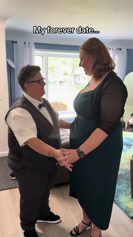 She is my one and only date… #tiffandcari 