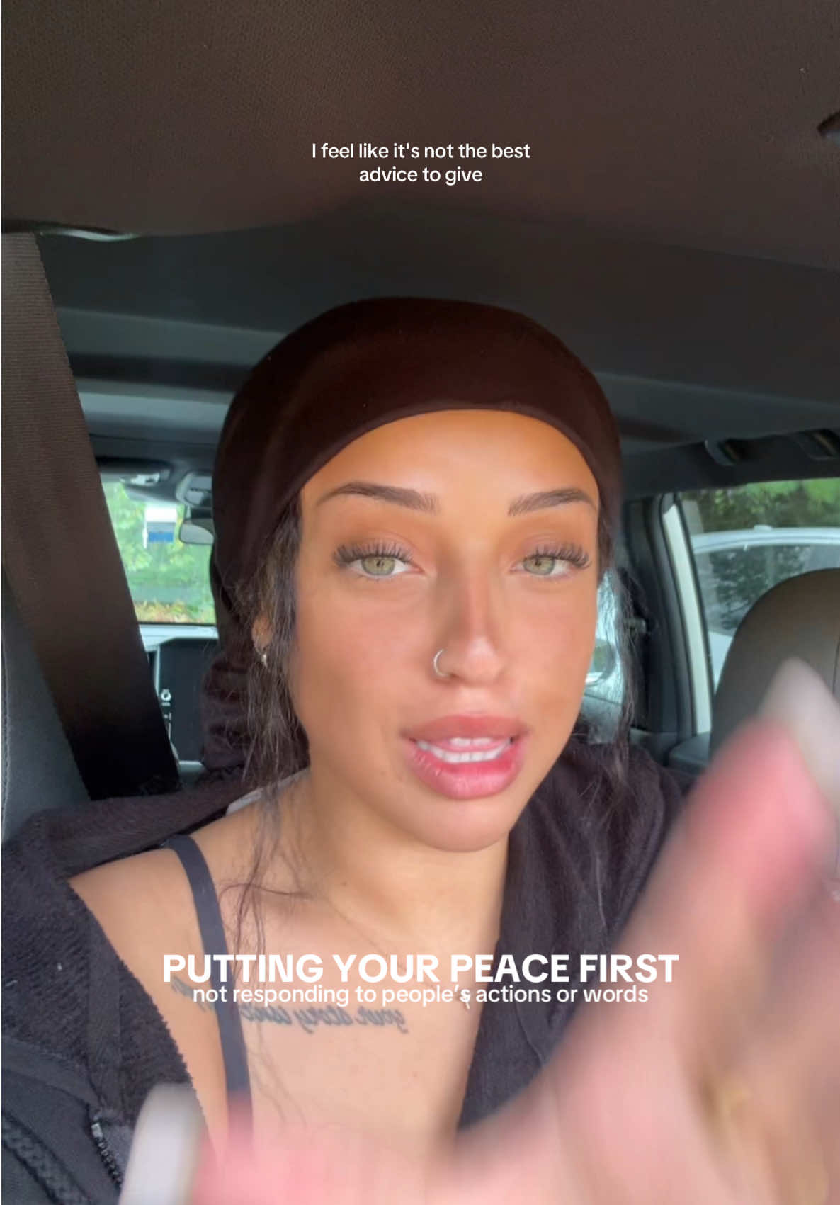 Replying to @Veronica Coupe You have to decide to choose YOU, and put your peace and sanity first 🫶🏼 #carchitchats #chitchat #bigsisteradvice #advice #adviceforyou 