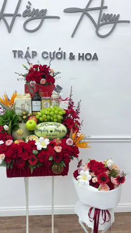 Một chiếc dạm ngõ đỏ rực rỡ #trapdamngodep #tráp_ăn_hỏi_đẹp 
