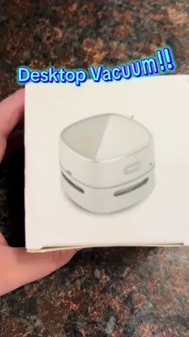 I really like this mini desktop vacuum. This works really well! I was surprised and impressed!! Check it out! #minidesktopvacuum #desktopvacuumcleaner #desktopvacuum #minivacuum #tiktokshopfind 