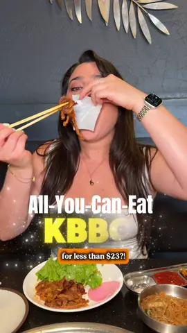 AYCE KBBQ for under $23?! 🔥 Meet GUI GUI in La Habra and Rowland Heights!! Follow them here: 📍 LA HABRA: @guigui9292kbbq 📍 ROWLAND HEIGHTS: @guigui9292kbbq.rh  here is the insider scoop: The $22.99 all-you-can-eat deal is only available during lunch hours, 7 days a week for their grand opening promo! Just scan the QR code at your table and look for the yellow flyer. They have premium meats like beef belly at unbeatable prices, PLUS an incredible all-you-can-eat bar included! We’re talking thick marinated pork belly, spicy bulgogi, sausages, pork collar, pork ribs, and so much more. Pro tip: Don’t miss the fixings bar with rice paper, tortillas, cheese corn, and sauces. They even have hot dishes ready while your meat grills! ✅ $22.99 Lunch Special – 7 days a week (Grand Opening Promo) ✅ Perfect for groups AKA DOUBLE DATES  ✅ Top-tier meats at prices you won’t find anywhere else!! The price is insanely good  You know what to do, share, tag and say let’s go! 
